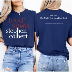 The Last Show with Stephen Colbert 2026 T-Shirt, Late Night Comedy Tee, Fan Shirt